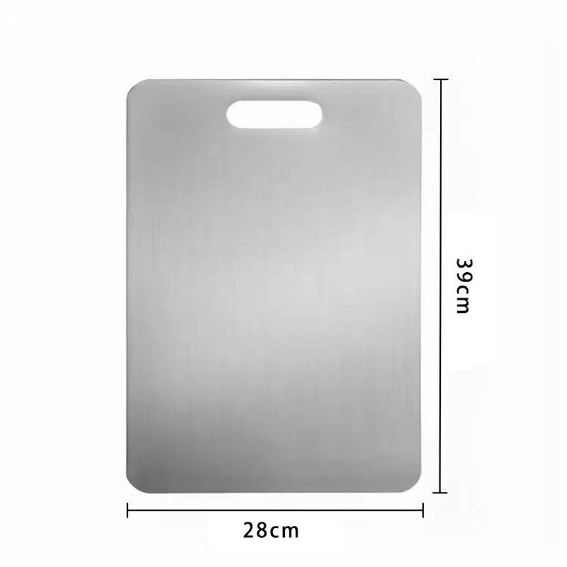 Stainless Steel Non-slip Thick Cutting Board - Large, Anti-mold, Needle Design for Household Use
