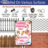 2D Flat, 1pc Flamingo Parking Only Metal Sign 7.87x11.81inch - Aluminum Tropical Bird Themed Decor for Home, Restaurant, Bar, Cafe, Garage - Durable