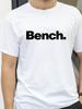 Mens Summer Cotton High Quality Fashionable Casual Sports Loose Bench Printed Round Neck Short Sleeve Tshirt Top