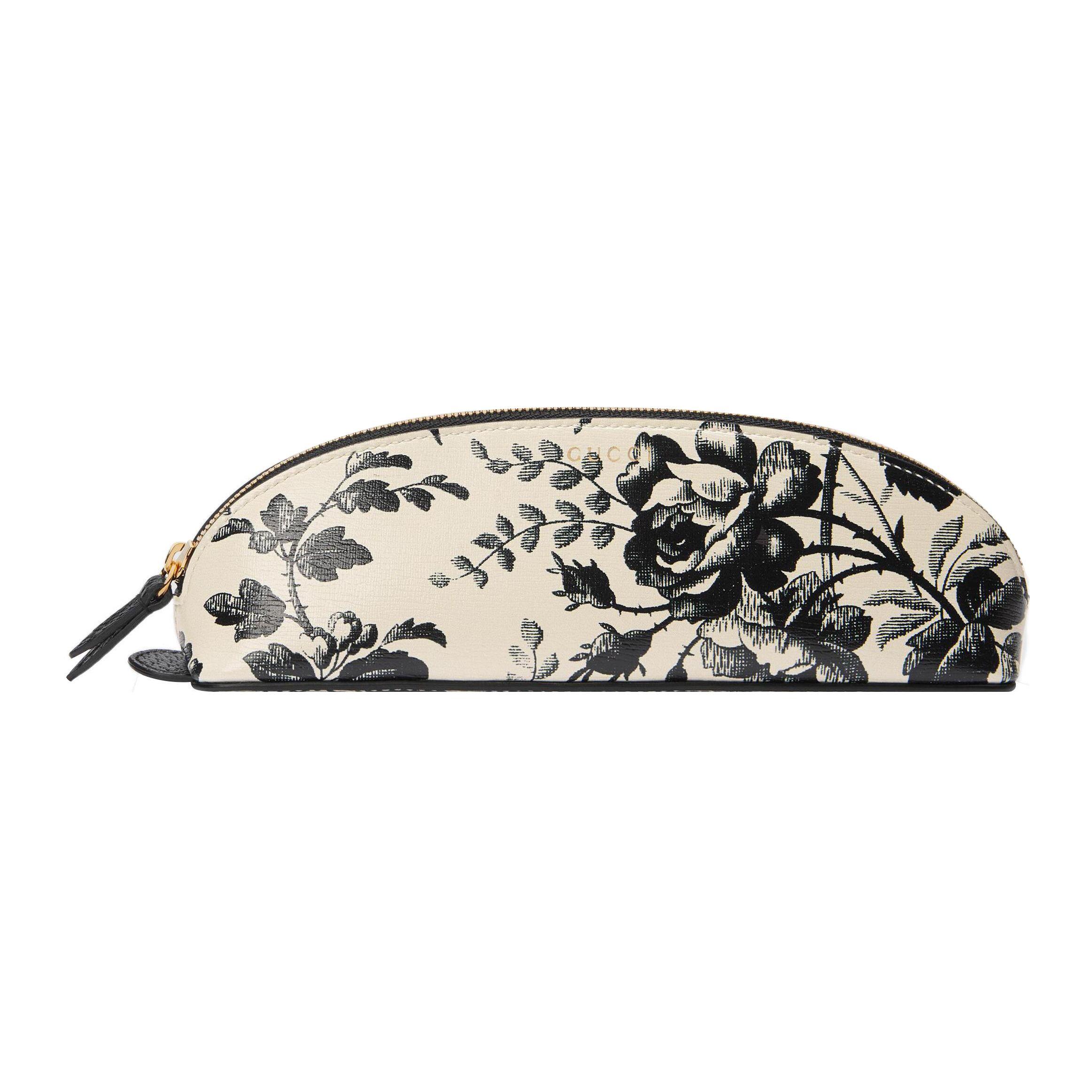 

Gucci Floral Pattern Printed Pencil Case Unisex Stationery 662130-2ZKDZ-8697 Gift Set(Basic Set+Box+Shopping Bag)