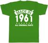 Made In 1961 All Original Parts Birthday Mens Short Sleeve T-Shirt