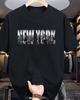 Unisexs Fashion New Newyork Printed Breathable And Comfortable Round Neck TShirt Summer Outdoor Leisure Party Top