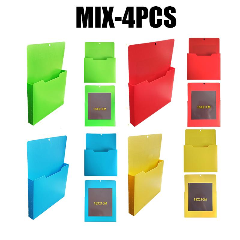 Heavy Duty Premium Magnetic Wall Mounted File Box Document Holder Organizer Rack for Office Supplies and Stationery Storage