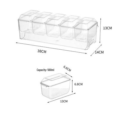Wutuo Outdoor 5-Compartment Food Storage Box