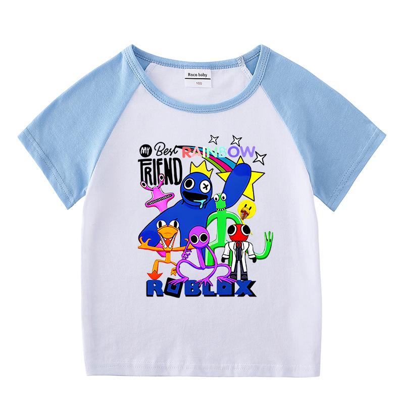 2025 Summer Kids Two-Piece Set: Short Sleeve T-shirt & Shorts for Boys and Girls