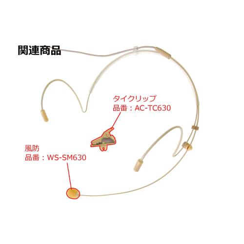 TOA Wireless Microphones, Tie Clip Type, 800MHz, WM-1320, WH-4000A, and YP-M101, for Professional Use. Also suitable for presentations, seminars, musi