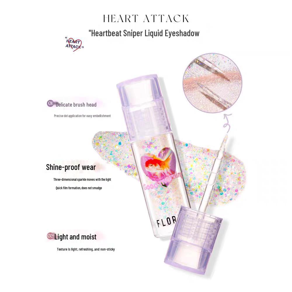 Floria Liquid Eyeshadow: Shimmer, Matte & Glitter Highlights