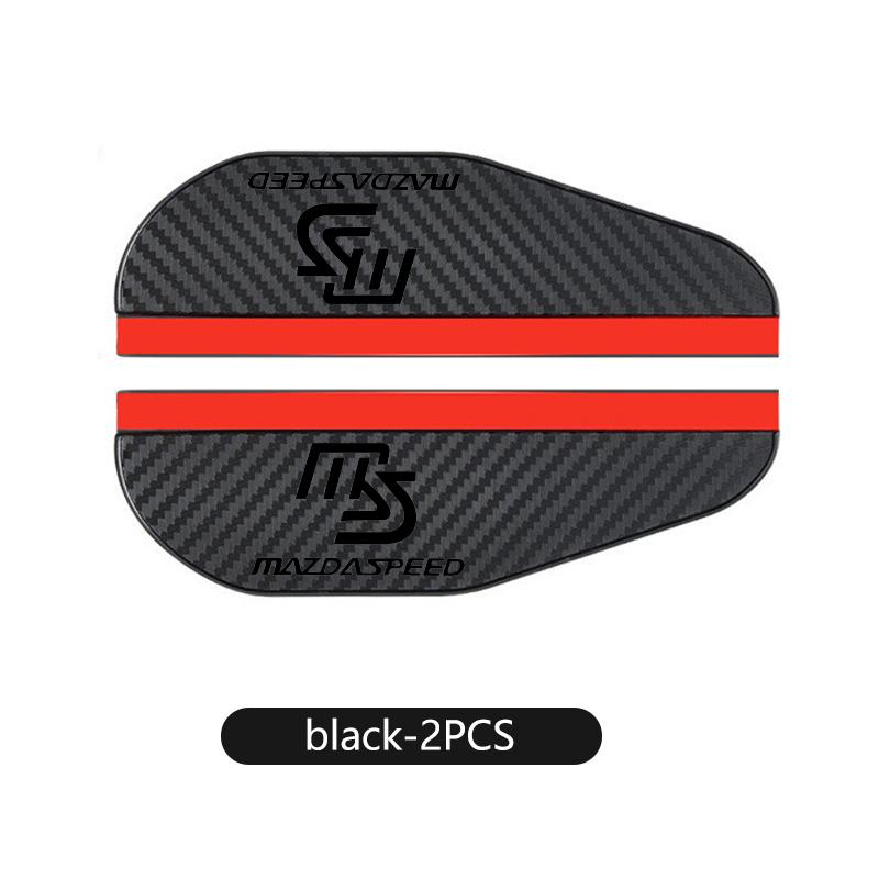 

PVC Car Rear View Mirror Sticker Rain Eyebrow Rainproof Cover For Mazda MX-5 CX30 RX8 MX5 BK BL 5 CR CW 6 II GH CX-7 ER