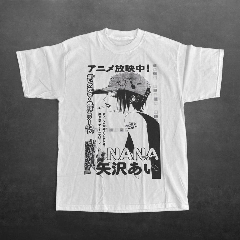 New Summer 2026 Collection Printed Nanat TShirts90sInspired Cropped TopsY2k Grunge Style And 2000sInspired TopsUnisex