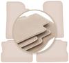 PREMIUM Beige Floor Mats For: Jeep Wrangler IV Rubicon Off-road 2017-