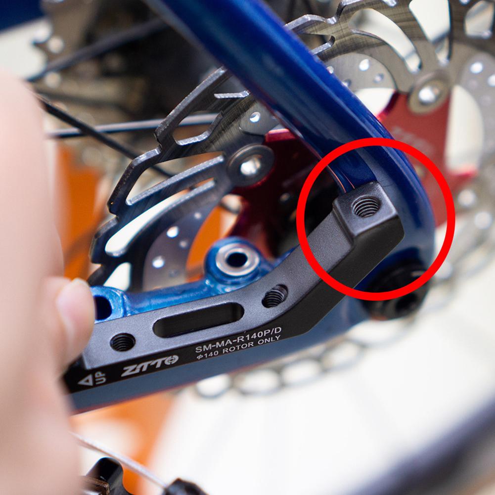 Road Bike Brake Adapter Flat Mount To Post Mount Brake Caliper Adapter for 140/160mm Rotors Road Disc Brake