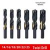 Twist Drill Bit Set for Woodworking (14-25mm, M10 Thread)