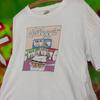 Kelloggs BOWL PAC T-shirt Bianca Retro Cereali Taglia L Maglietta Grafica Vintage in Cotone