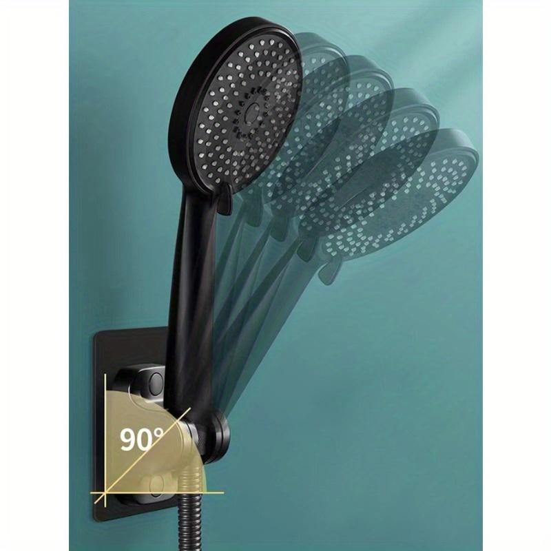 1pc Wall-Mounted Shower Bracket With Adjustable Base For Handheld Showerhead Home Bathroom Decor Summer Bathroom Accessories