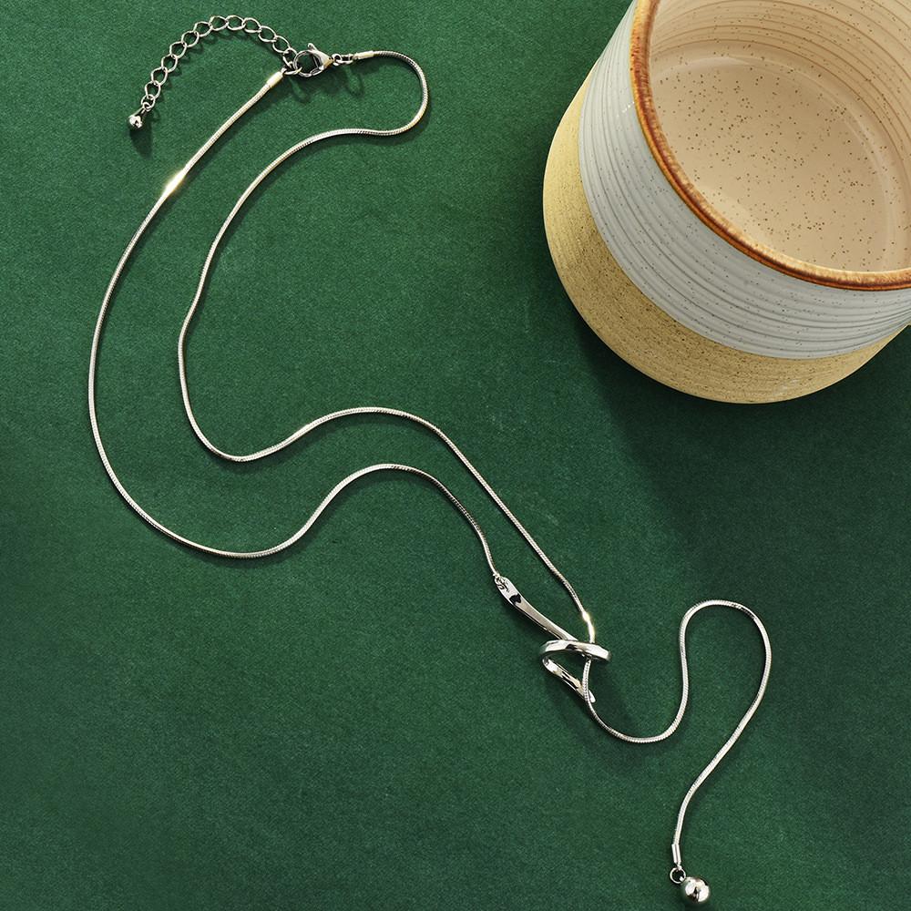 Distinctive Gold And Palladium Snake Chain Necklace For Women 2024 Style