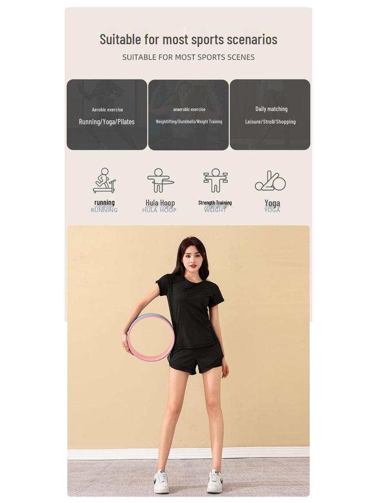 Women's Ice Silk Quick-Dry Yoga Morning Run Suit - Summer 2025