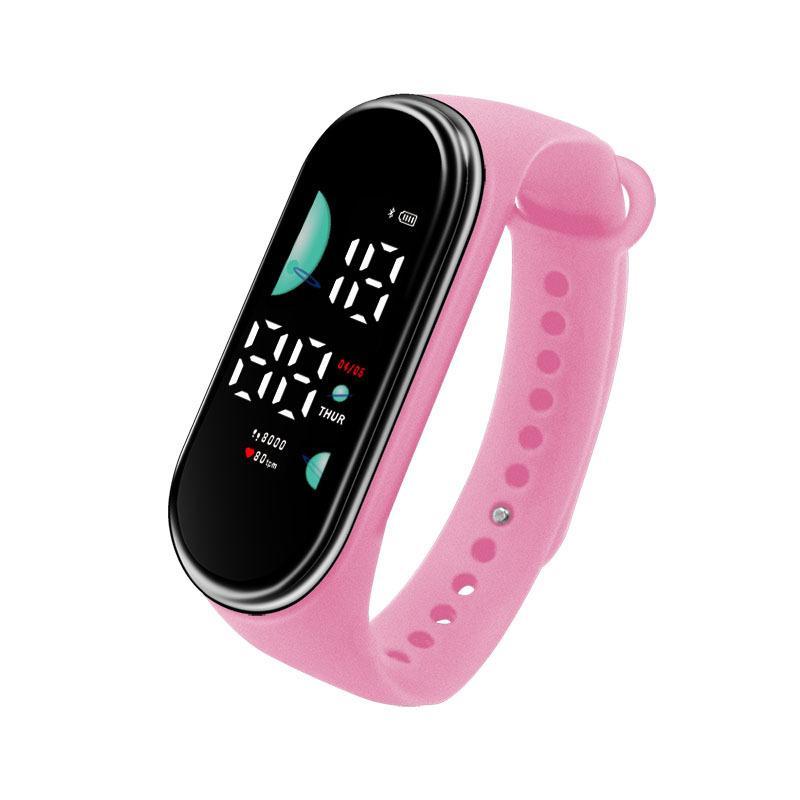 Motion Sports Watch For Electronic Led Digital Wristwatch Fashion Casual Simple Silicone Touch Waterproof Clock