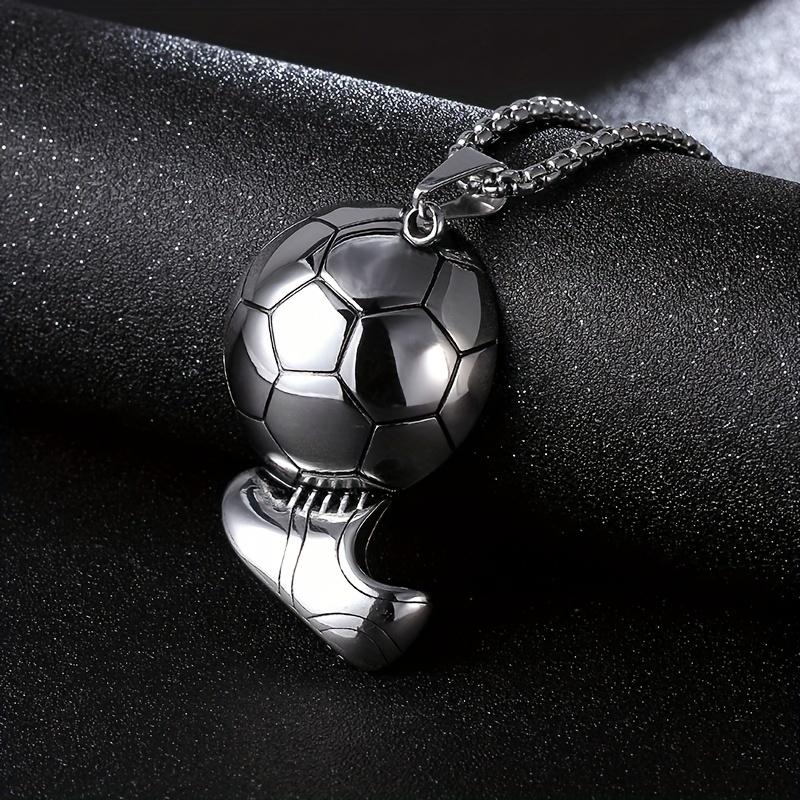 Men's Soccer Pendent Necklace