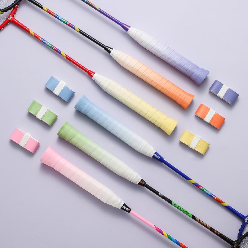 

Gradient Anti-Slip Badminton/Tennis Racket Overgrip - Sweat-Absorbent Shock-Absorbing Wrap with Adhesive Film