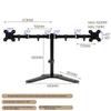 Rotating Monitor Stand 1/2/3 Screen Height Adjustable Dual Screen Monitor Mount Mechanical Arm Heavy Duty Clamp on Monitor Arm