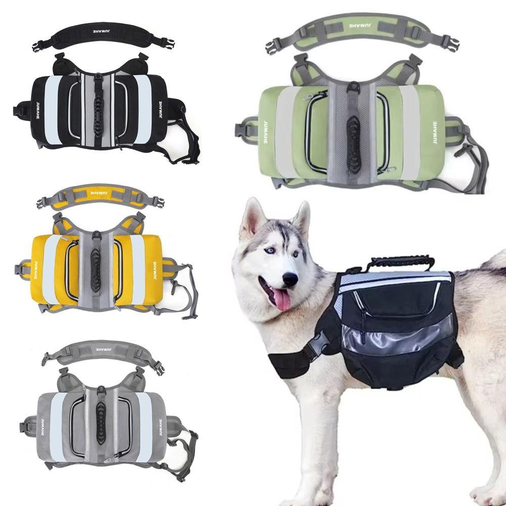 Honden Snacktas met Grote Capaciteit Reflecterend Hondentuig Zadeltas Honden Trainingsrugzak Reizen