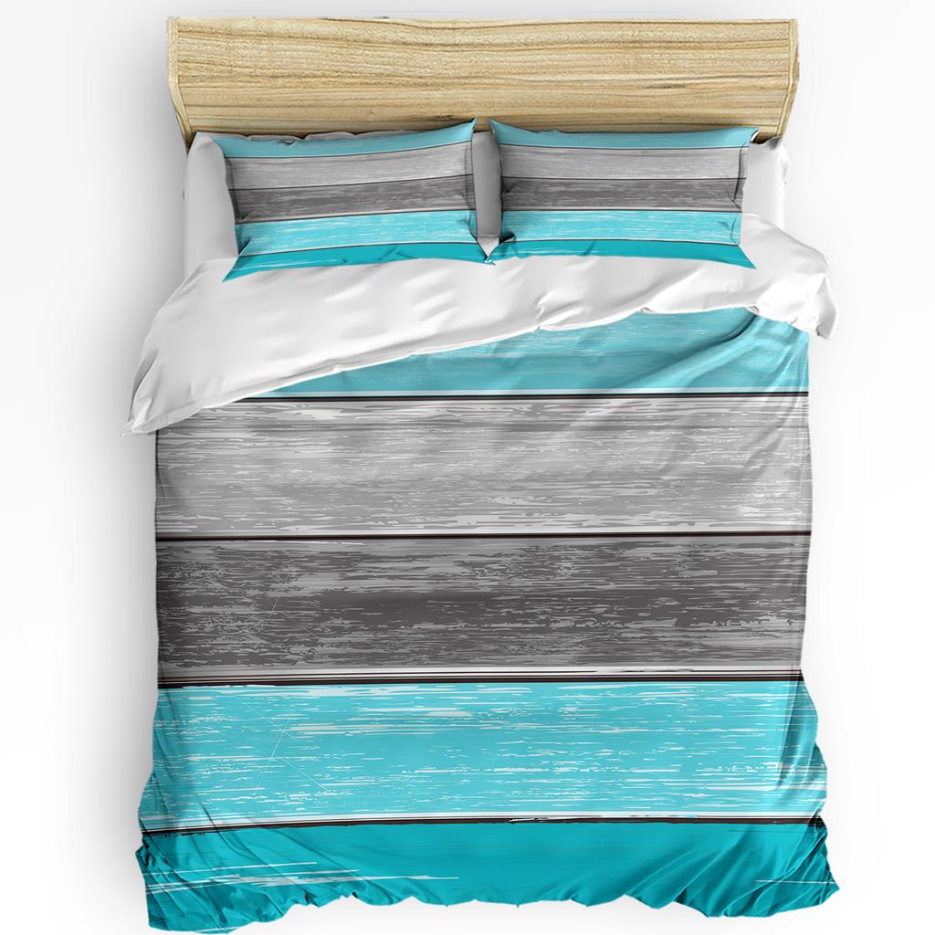 Vintage Farm Barn Grain 3pcs Bedding Set For Double Bed Home Textile Duvet Cover Quilt Cover Pillowcase