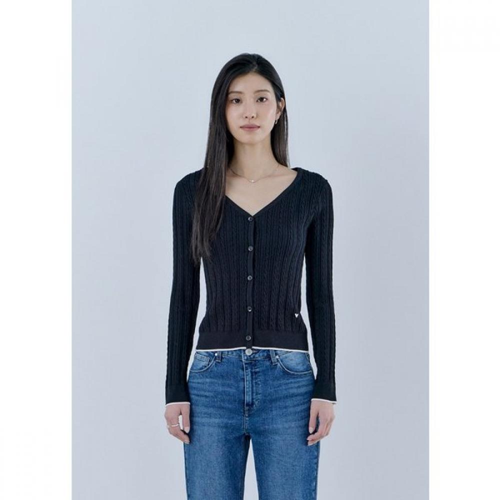 

GueSS Women S Cable Sweater Cardigan yq1S2660 Light pink (LPI)/M(95)