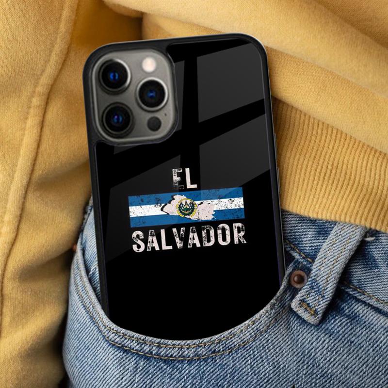 El Salvador Flag Soft Phone Case for iPhone 17 Air 16e Pro max 15 Pro 13 14 Plus 11 12 MagSafe Magnetic Coque