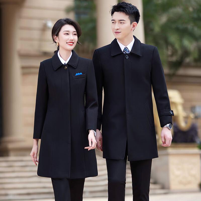 Унисекс Рабочий шерстяной пальто Terman L