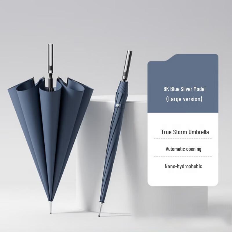 ZUODU Oversized Long-Handle Straight Umbrella