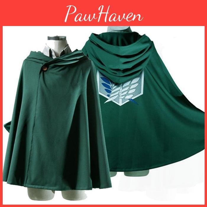 Anime Shingeki Cloak No Kyojin Cape Scout Regiment Clothes Cosplay Attack On Titan Props Costume