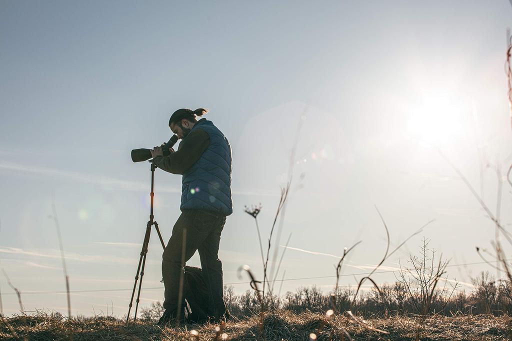 VANGUARD VEO HD 80A Angled Eyepiece Spotting Scope with ED Glass, 20-60x80mm, Waterproof/Anti-Fog