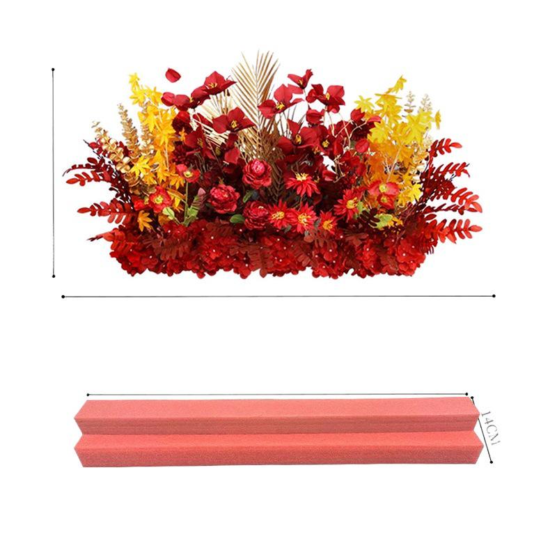 Wedding Aisle Blue Artificial Flower Row Decoration