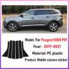 6PCS Car Window Cover For Peugeot 5008 P87 2017~2021 B C Column Pillar Film Decoration Stickers Tools Car Accessories 2018 2020