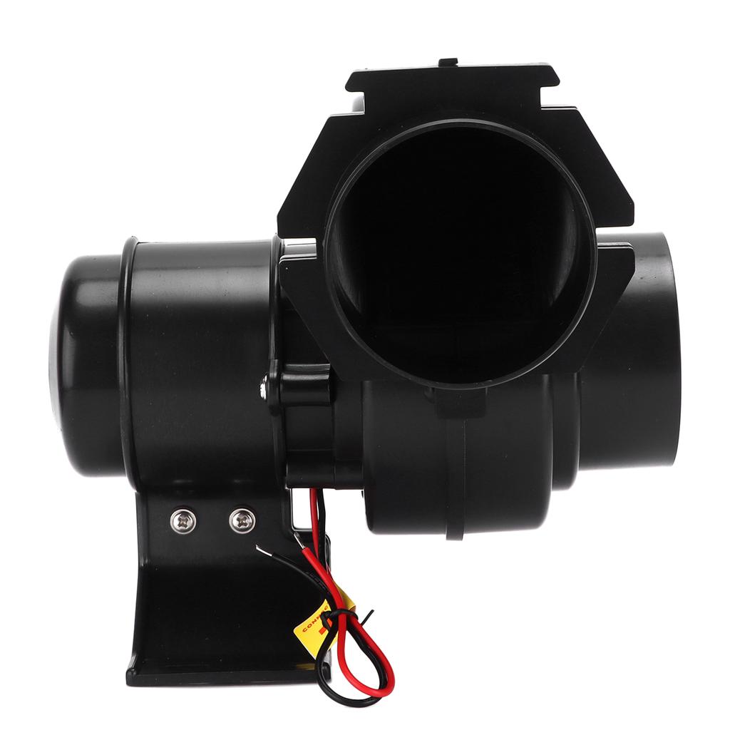 Bilge Air Blower Fan DC 130CFM Black CorrosionResistant ABS Ventilation for Boat Marine Bus(12V )