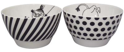 MOOMIN Soup Bowl Pair Set "Bob Foundation" MM700-79