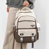2025 New High School Student Nylon Waterproof School Bags Widen Shoulder Strap Large Capacity Backpacks Lightweight Durable Outdoor Travel Rucksacks