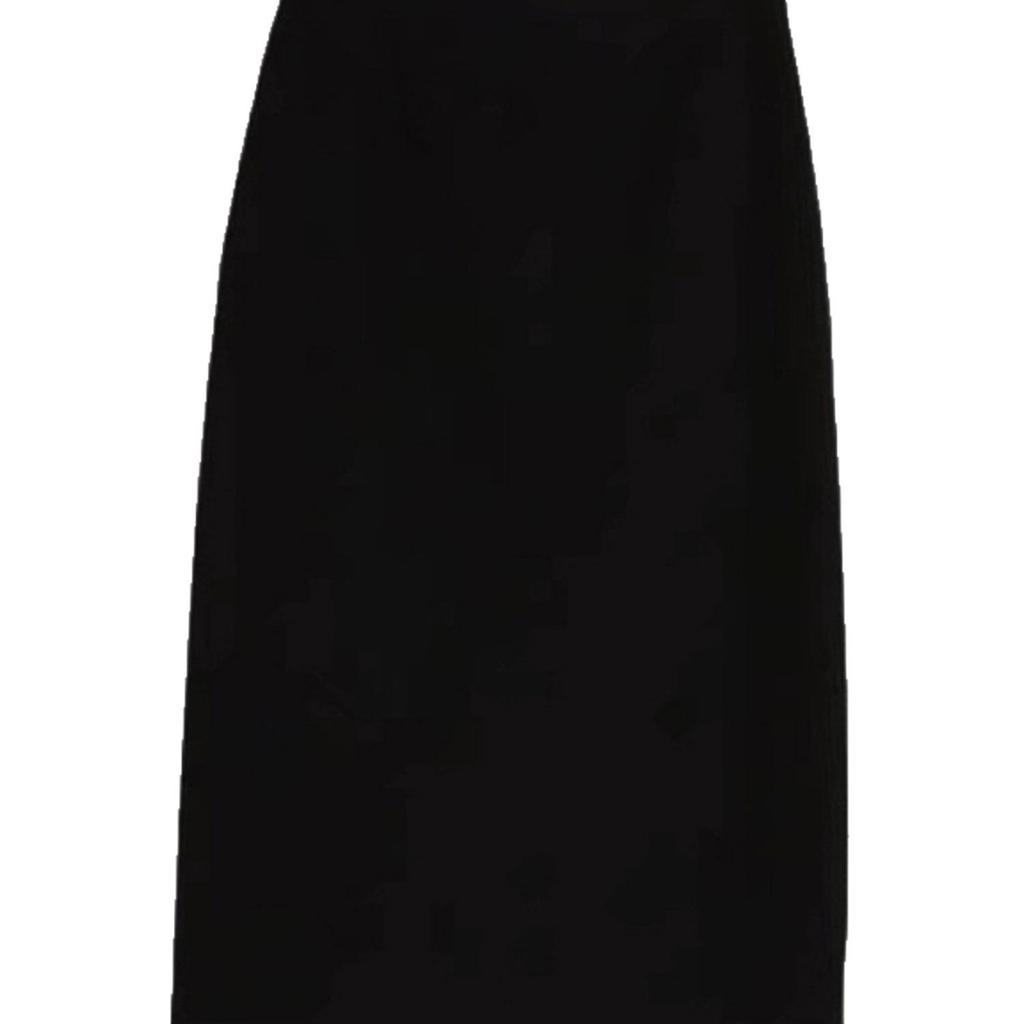 Basic House Black High Waist Pencil Skirt - Autumn/Winter Hip-Hugging Design for Women