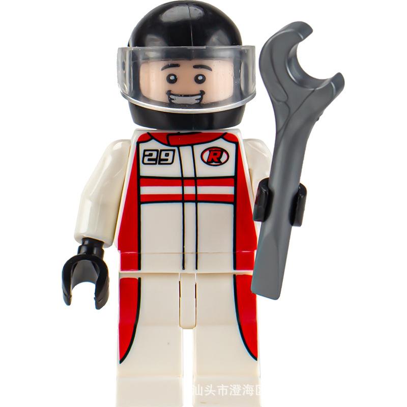 Ninja Warrior Superhero Doll With Weapon Single Building Block Assembly Toy