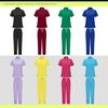 Unisex Medical Scrub Suit: Sweat-Absorbent, Breathable Surgical Gown for Nurses and Dental Hospital Staff.