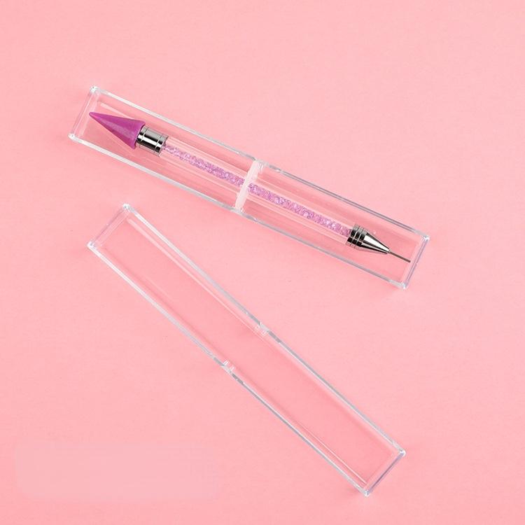 Doppelköpfe Acryl Punktierstift Wachsstift Nagelbürste Strasssteine Kristall Aufheben Nagelnieten Punktierer DIY Punktbohrer Nagelwerkzeuge
