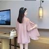 Chiffon Patchwork Plus Size Summer Suit: Wide-Leg Shorts & Blazer Set for Women, 2026