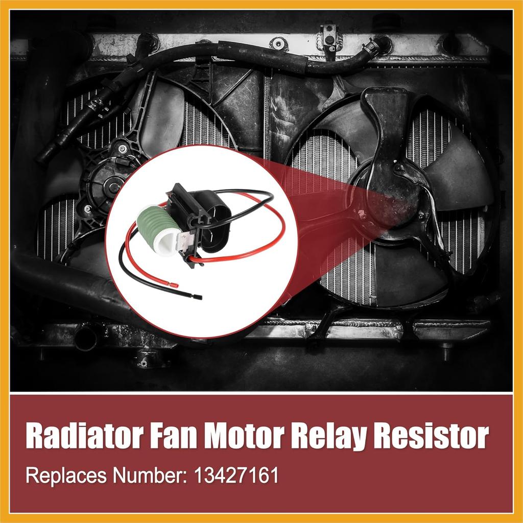 Radiator Fan Blower Motor Relay Resistor for Chevrolet Cruze 2011-2016 Engine Cooling Fan Motor Wiring Harness No.13427161 Radiator Fan Blower Motor