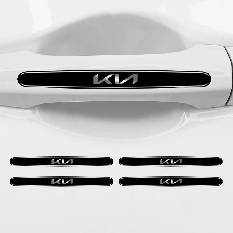 AABJK1 Car Door Handle Bowl Anti-collision Protective Stickers For KIA Sportage Rio Optima Ceed Proceed K5 Sedona Forte Cerato Venga
