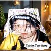 Custom Name K-pop Idol Collage Blanket  Ideal Bedding Blanket Perfect for Travel, Camping, Living Rooms, Offices, Sofas, Fan Christmas Gift