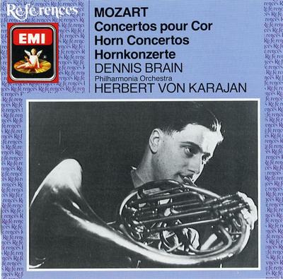CD DENNIS BRAIN,MOZART,HERBERT VON KAR - HORNKONSERTER 4 ST CDH7610132 EMI 1987 UK Classical Used