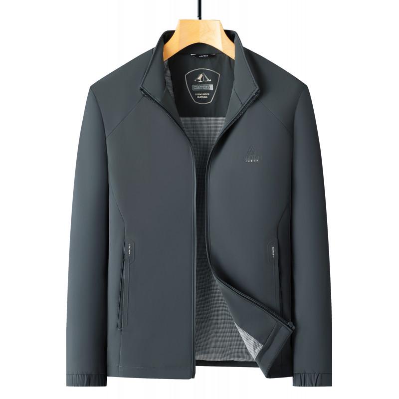 2026 Men's Versatile Business Casual Stand Collar Jacket - Spring/Autumn Collection