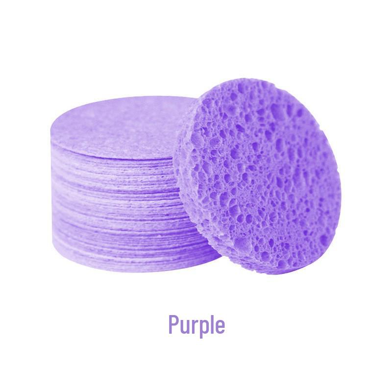 Compressed Wood Pulp Kitchen Sponge - Expanding, Non-Stick, Oil-Resistant Dishwashing Sponge