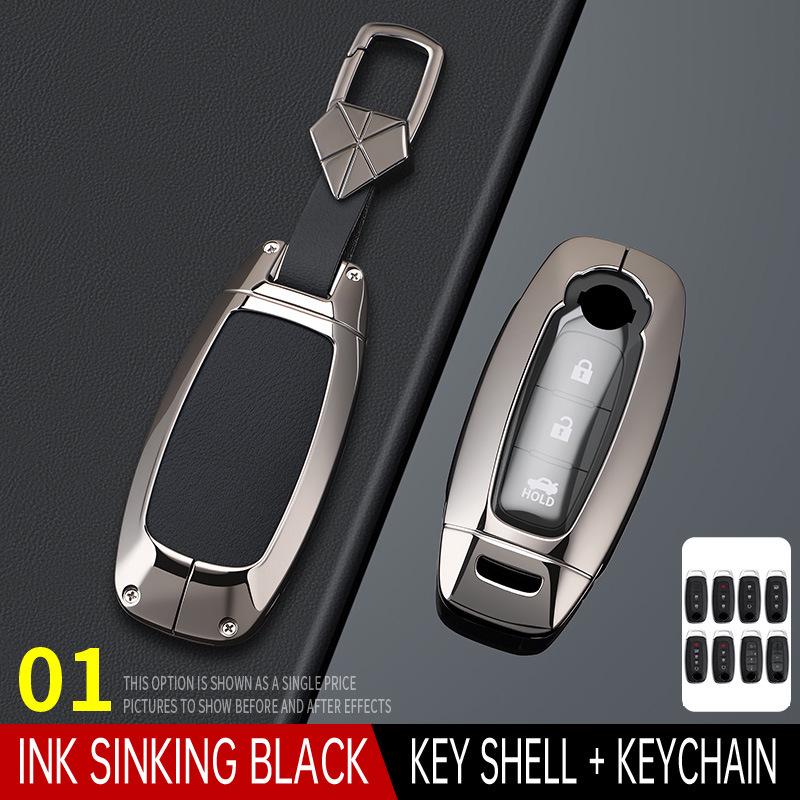 Nissan Car Key Case for Sylphy, 14th Gen Teana, Qashqai, X-Trail, Tiida, Kicks, Murano, Bluebird