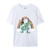 Mode Lässiges T-Shirt Berner Sennenhund Einhorn Reiten Dinosaurier T-Shirts Locker Sitzend Brüder Herren T-Shirt